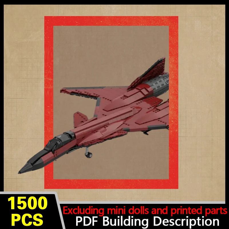 ADFX-02 Fighter Jet Model MOC Building Bricks War Equipment Modular Technology Gifts Holiday Assemble Children Toys Suit