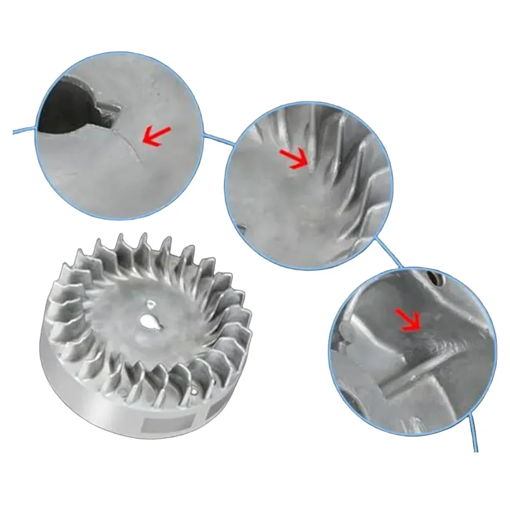 High Performance Aluminum Flywheel for 10 000 RPM Designed for 212cc 224cc Engine Compatibility with Mini Bikes