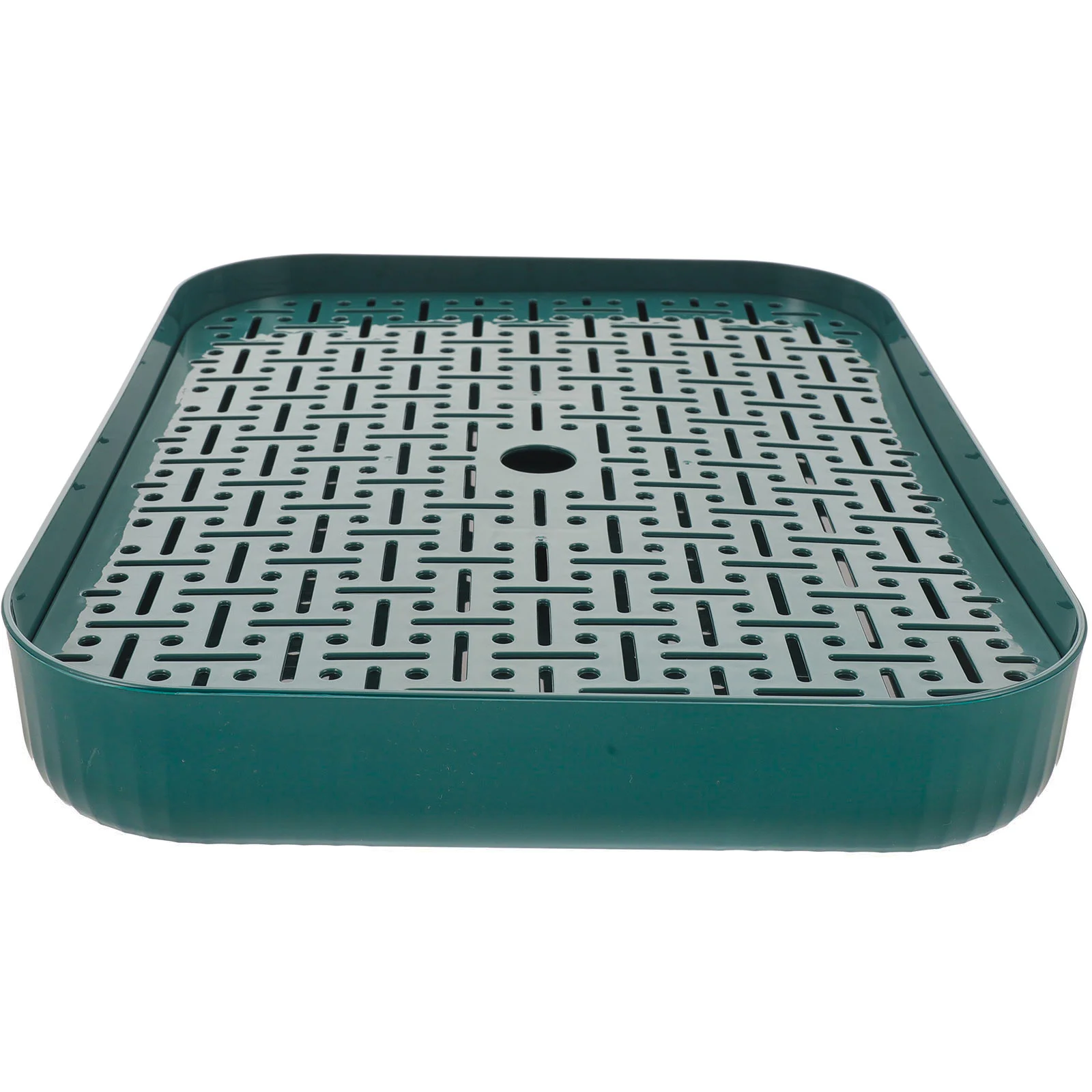 

Fruit Draining Tray Double Layer Kitchen Counter Tray For Tea Set Serving Vegetable Storage Multi-Function Drain Board