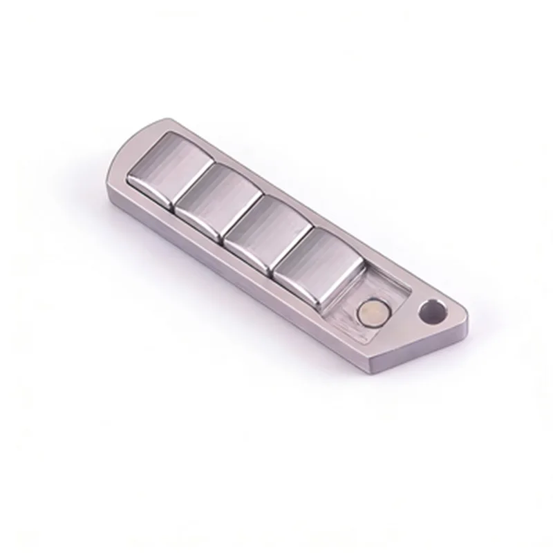 MLD-Studio EDC Fidget Slider Toy Creativity Stainless Steel Mechanical Fidget Toys Anti Stress and Concentration ADHD Tools