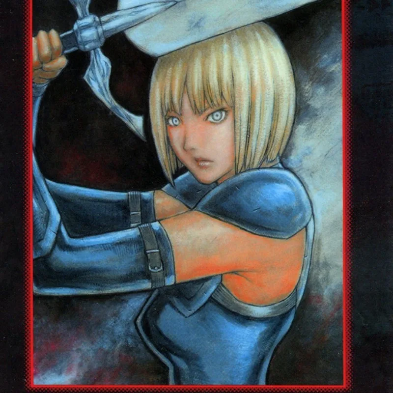 Claymore Artwork Art Book Illustration Collection Paperback Edition CLAYMORE Line Art Anime Manga Setting Collection