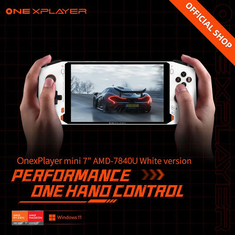 

OneXPlayer Minipro AMD R7-7840U mini PC Game Laptop OneXplayer 7 inch 1200P Windows 11 Pocket Handheld 3A Play Console Computer