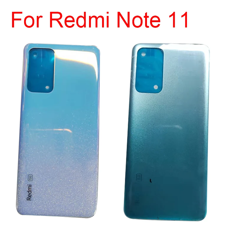 

15PCS Lots For Xiaomi Redmi note 11 Battery Back Cover Door Rear Housing Case Assembly For Redmi Note11 Back Housing back cover