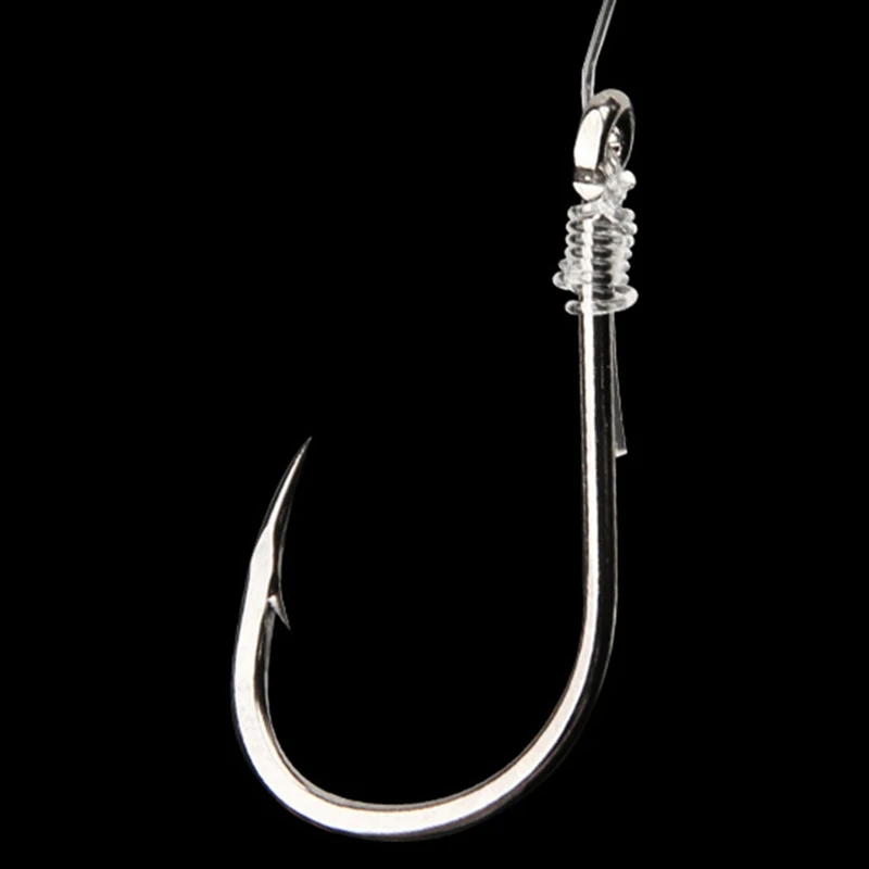 1000 PCS Fishing Hooks Set High Carbon Steel Barbed FishHooks for Saltwater Freshwater Fishing Gear-A73M view 6