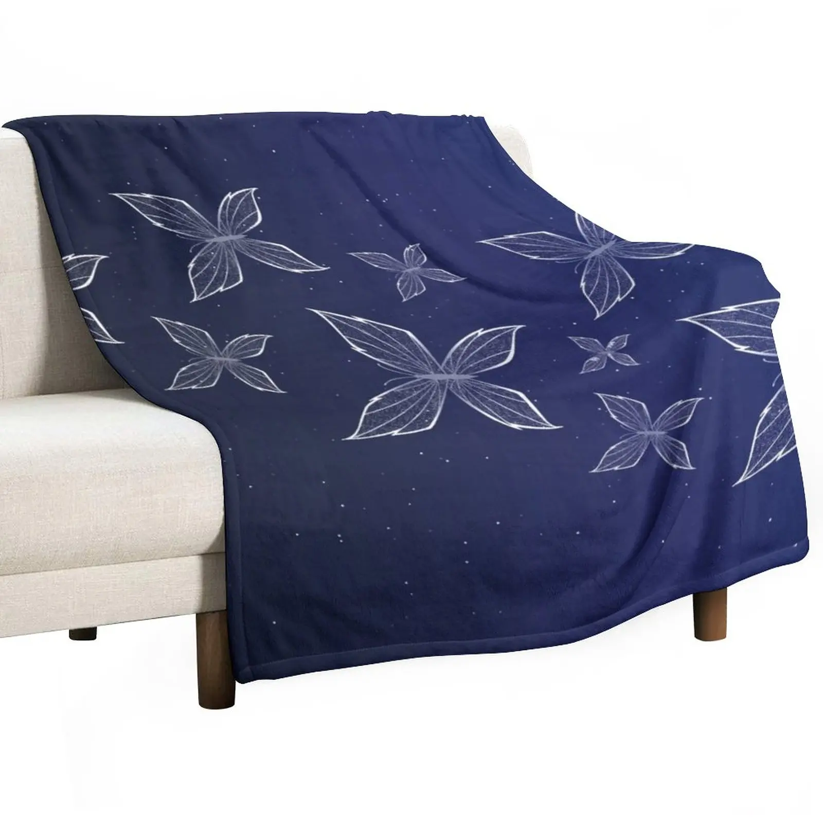 

Wraith Butterfly [3] From Heaven Official's Blessing Throw Blanket Hair Blanket Soft Plaid Sofa Blanket