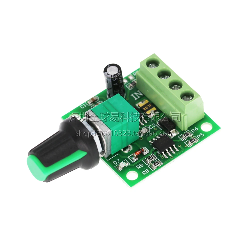 Pwm DC motor speed governor 1.8v 3v 5v 6v 12v 2a Speed control switch Switch function 1803bk