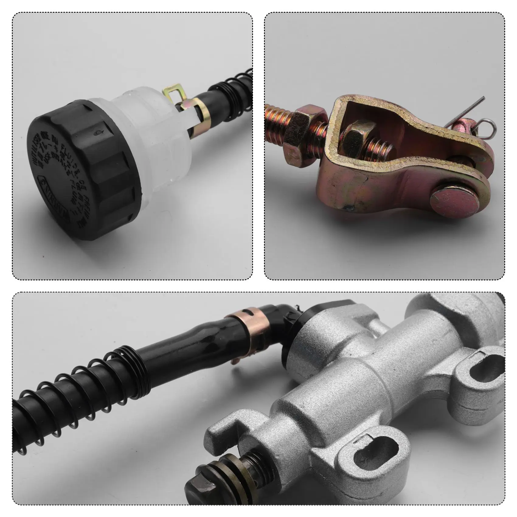 Easy To Use Motorcycle Universal Foot Brake Hydraulic Pump For Kawasaki Honda Rear Brake Master Cylinder Pump Moto