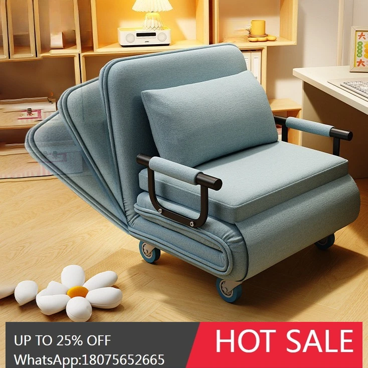 

MJY Folding Dual-use Office Single Sofa Bed Small Nap Retractable Storage Bed