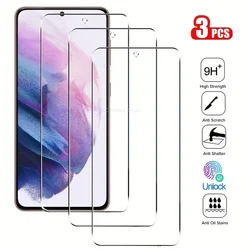 3 uds protectores de pantalla para Samsung Galaxy S22 S21 + S23 vidrio Ultra templado para Samsung S20 S10E S8 S9 película protectora