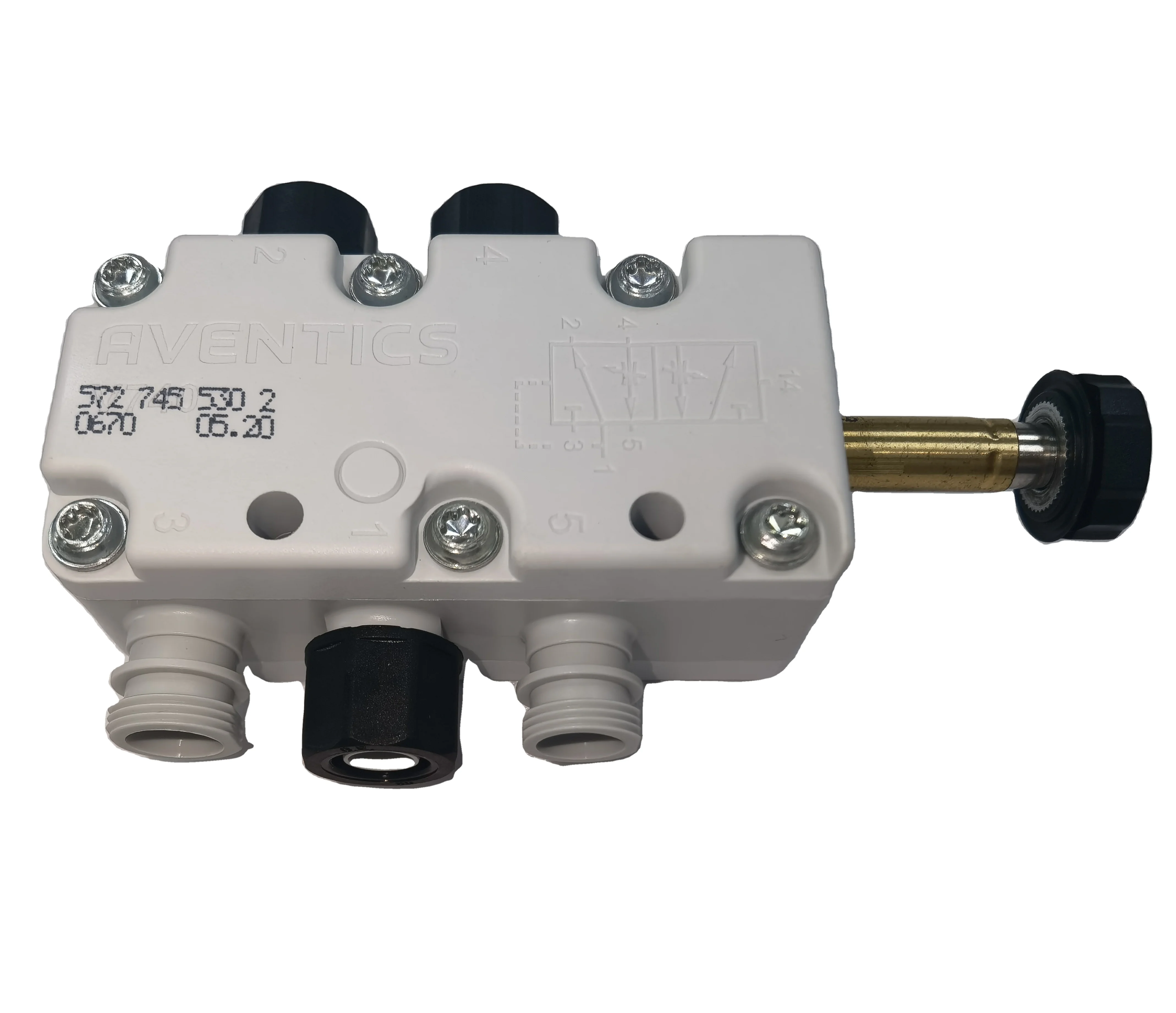 AVENTICS 5727455302 Solenoid Valve 5/2 Way ABS Body for Bottle Blowing Machine OEM Customized