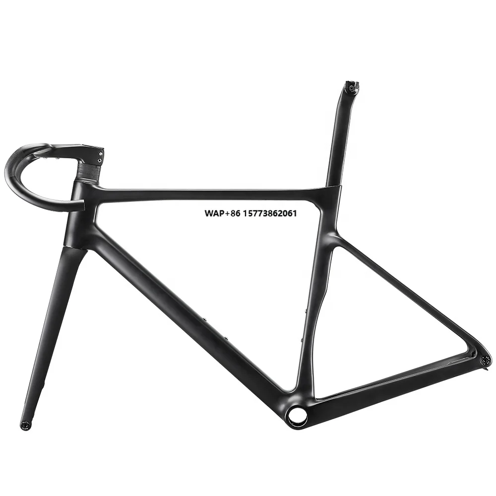 

T1100 Carbon Fiber Frame Cycling Cyclocross Bicycle Frames Aero Disc Bike Road 700*38C Tire Thru-Axle Carbon Climbing Bike Frame