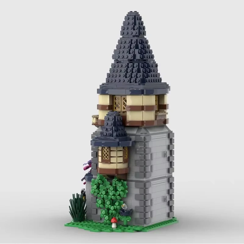 1409 pçs moc castelo medieval arquitetura assistente torre modelo diy montagem bloco de construção brinquedo presente aniversário das crianças