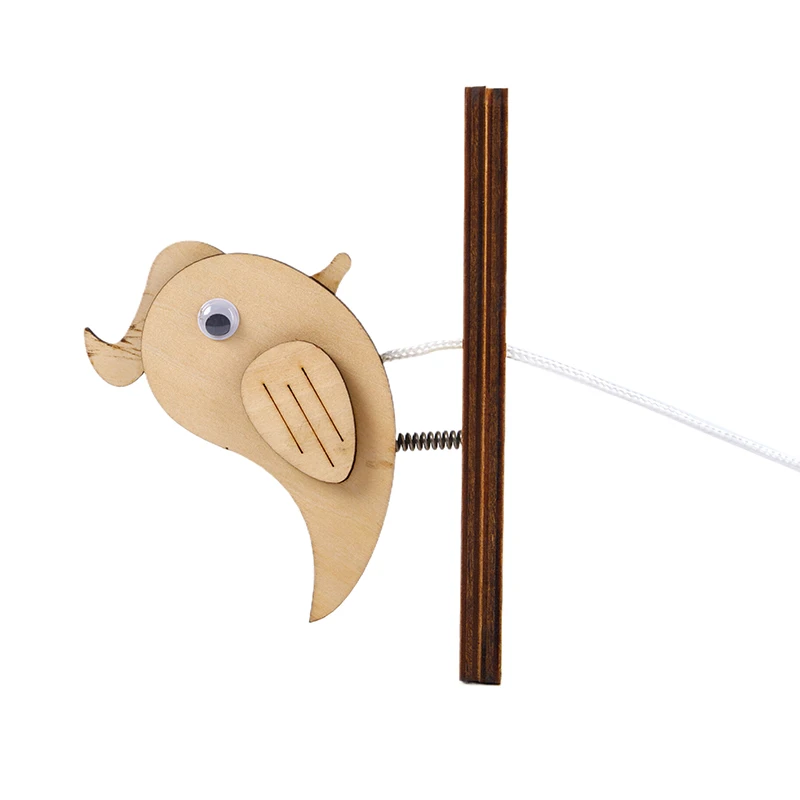 جرس باب خشبي إبداعي مصنوع يدويًا بحبل سحب ، قرع خشبي ، قرع باب عتيق للفصول الدراسية للمنازل