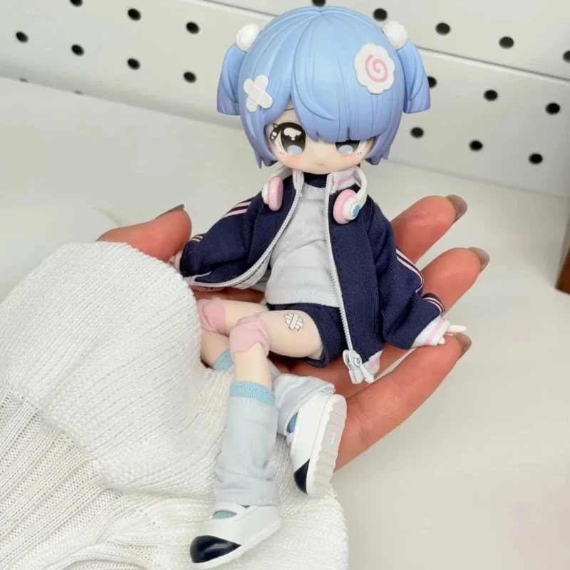 Authentic Unveiled Door 1/12 Blind Box Bjd 16.8cm Small Key Setting Set Series Open Eyes Articulated Action Figure Model Toys