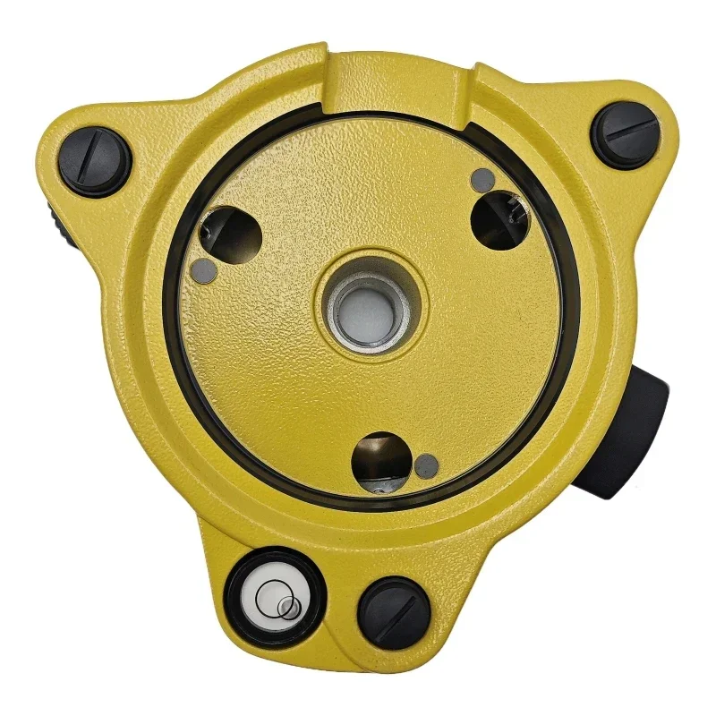 High Quality Yellow Three-Jaw Tribrach Without Optical Plummet Compatible Total Station Surveying