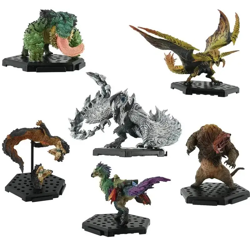Set de Figuras de Monster Hunter 6 piezas (Importacion Japonesa) - Nuevo precintado