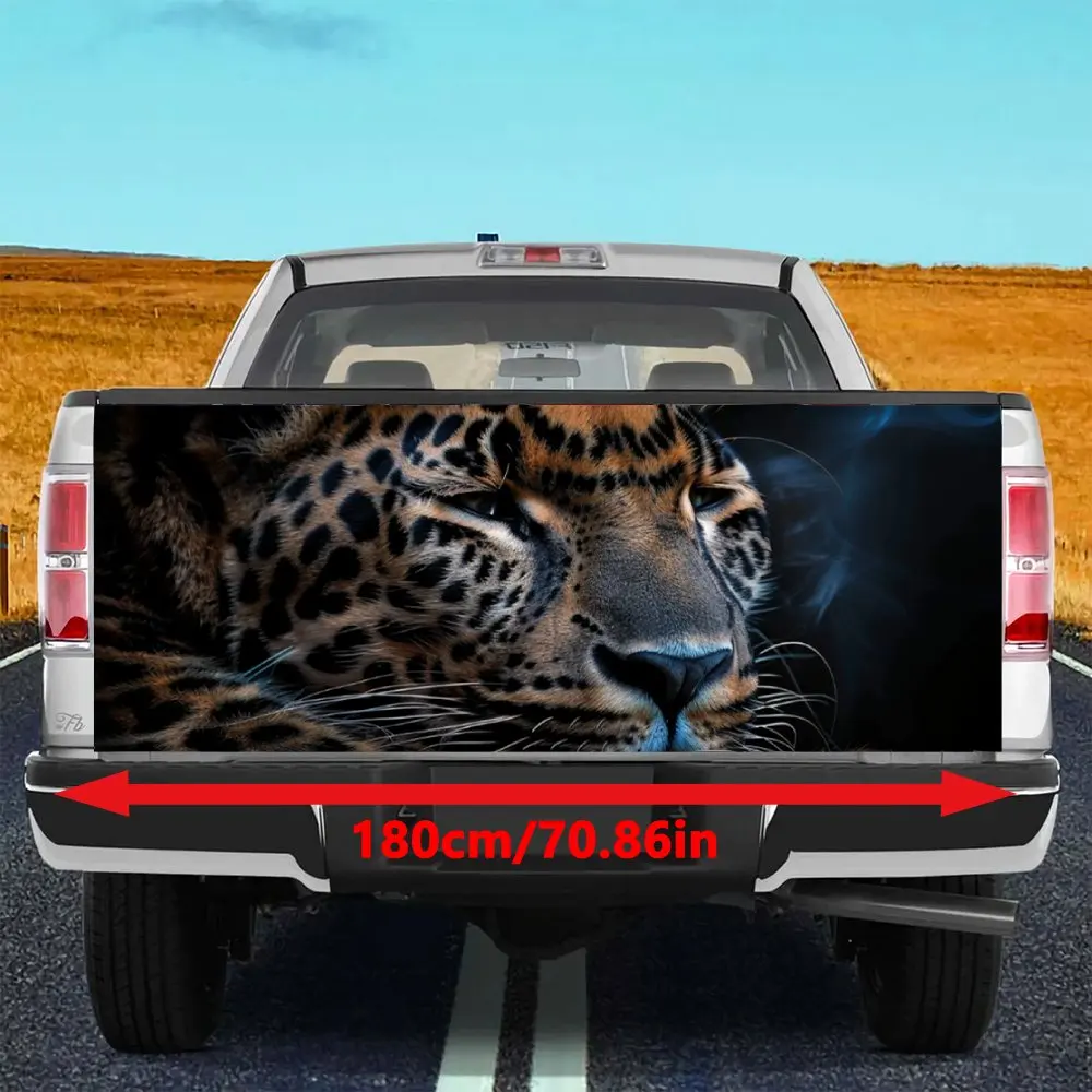 Leisurely Lying Cheetah Car Tail Trunk Protect Vinly Decal Auto Accessories DIY Hood Decoration Sticker for Off-road Pickup