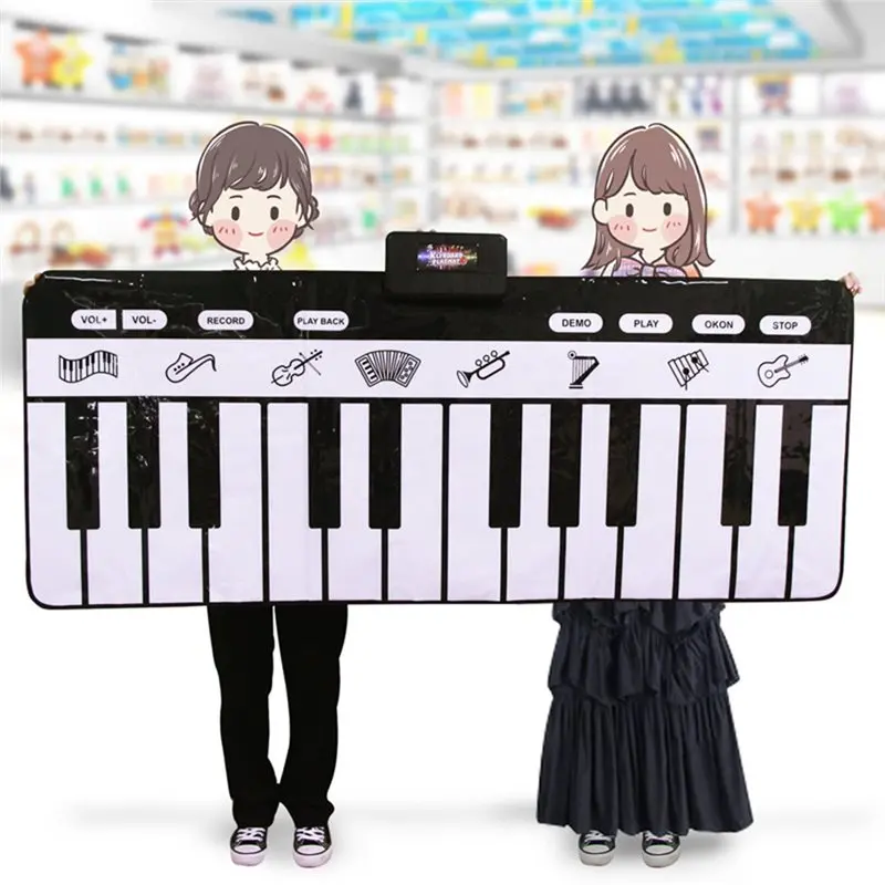 CYGJ-Piano Key Playing Pad, 24-Key Piano Playing Pad - Piano Pad With Recording, Playback, And Demonstration Functions