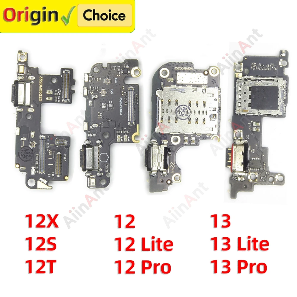 Bottom Dock USB Charger Board Charging Connector Port Flex Cable For Xiaomi mi 13 13T 12 12s 12T 12X Lite Pro Plus Ultra 5G