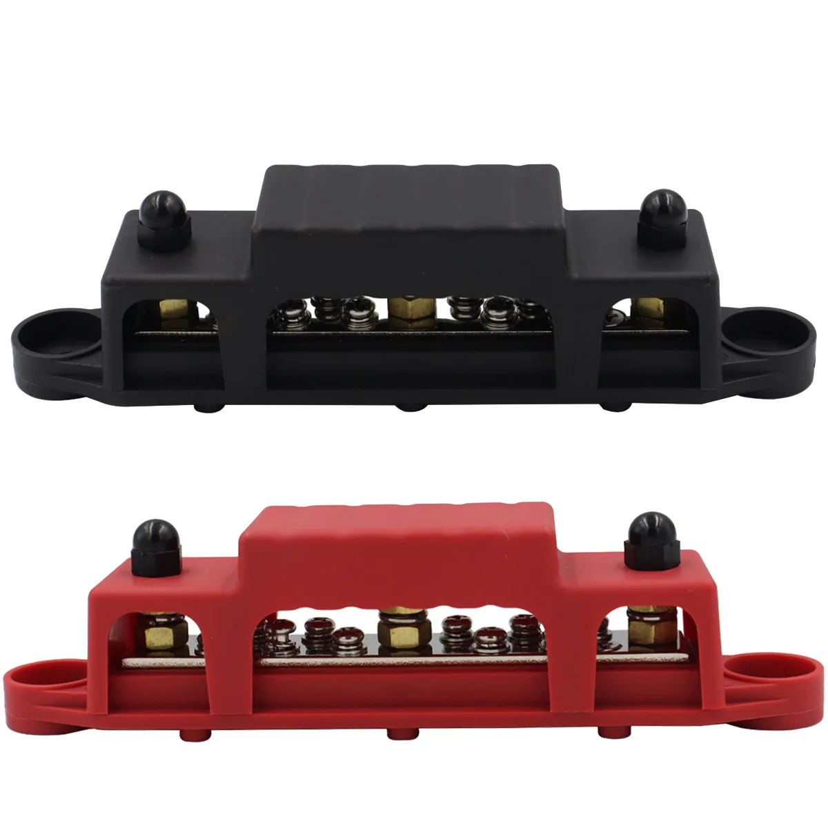 

Connector Manifold box for yacht and RV M6 stud battery battery terminal red black 4-stud distribution block