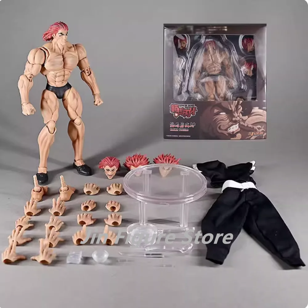 

New BAKI Hanma Yujiro Action Figure Battle Damage Edition Joint movable figurine high quality Toys Collection Ornament Gift