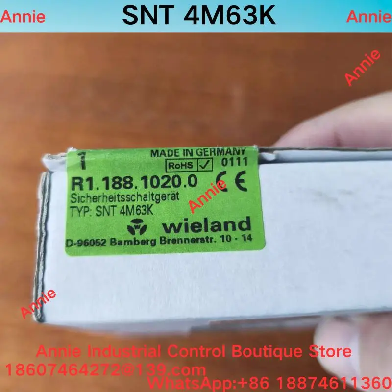 Original SNT4M63K Safety Relay R1.188.1020.0 - High-Quality Automation Component for Enhanced Safety