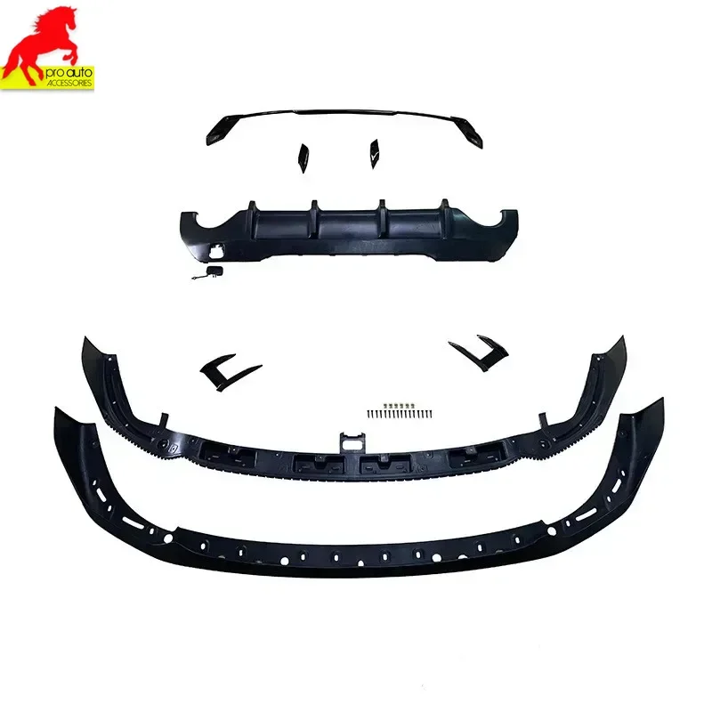 Car Front Bump Lip Diffuser Rear Spoiler Side Canards Gloss Black Splitter For BMW 1 Series F40 2020+ M Tech Aerokit M Sport MP