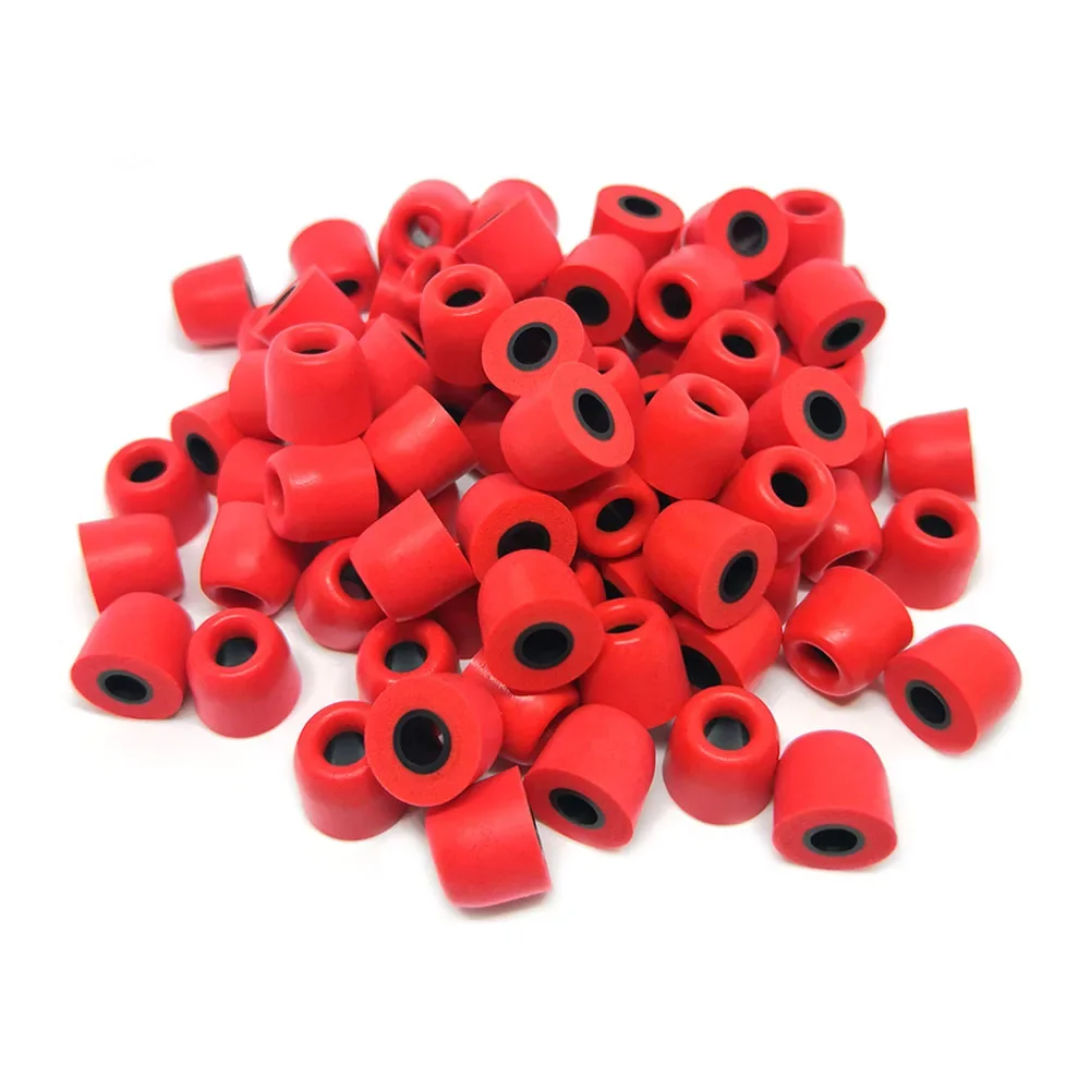 100-paia-di-cuscinetti-auricolari-per-cuffie-in-ear-t100-t200-t400-t500-punte-in-spugna-calibro-30-49mm-taglie-s-m-l-accessori-per-cuffie