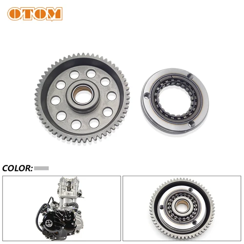 Imagen 1 del producto OTOM-arrancador de motor de motocicleta, juego de engranajes de transmisión de embrague para ZONGSHEN, CBS300, ZS174MN-3, BSE, FXMOTO, BRZ, Enduro, Dirt Bikes