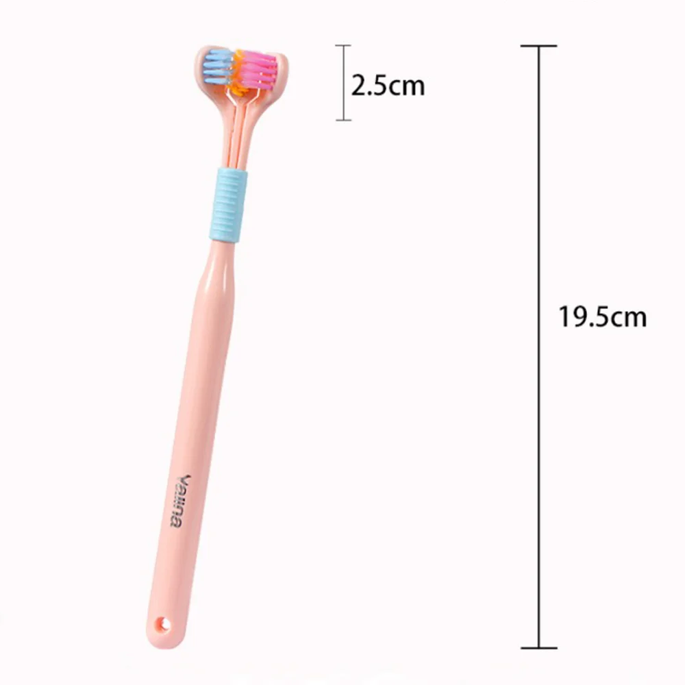 Three Sided Soft Hair Tooth Toothbrush Ultra Fine Soft Bristle Adult Toothbrush Oral Care Safety Teeth Brush Oral Health Cleaner