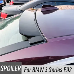 車のリアルーフスポイラー,2006-2013 bmw 3シリーズ,e92クーペ2ドア320i325i,黒,カーボンアウターアクセサリー