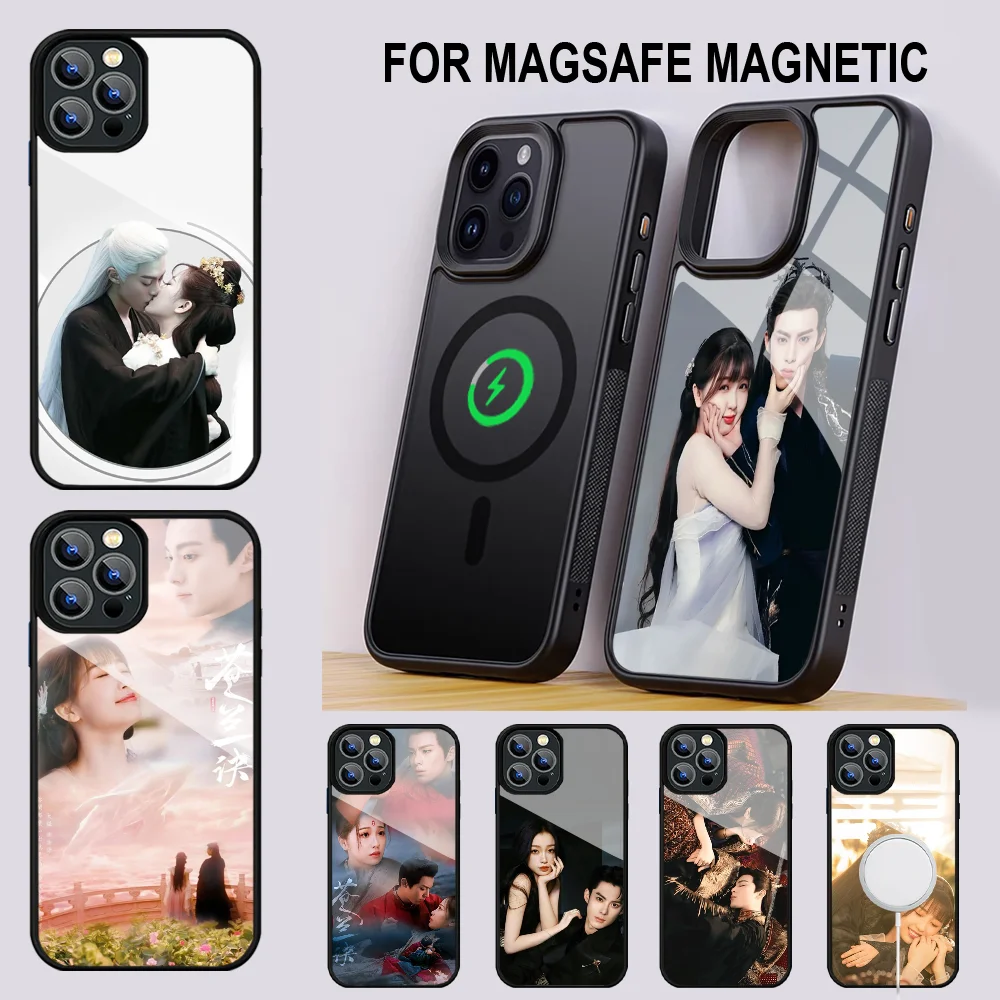 Love Between Fairy And Devil Phone Case For IPhone 16 15 14 13 Pro Max 11 12 Mini Alex Mirror  Magsafe Wireless Charging Cover