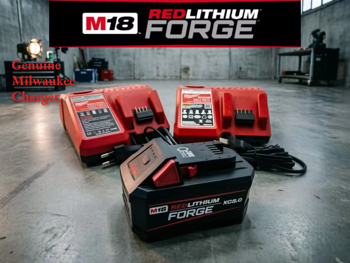 

Milwaukee M18 18V Battery Long Lasting Fits Oscillating Multi-tool Jobsite Work Light Overhead Cable Cutter Milwaukee Charger