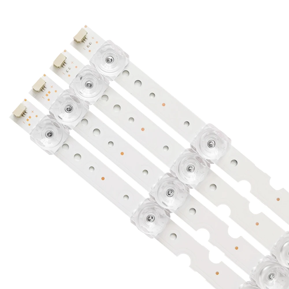 Barra LED para TCL 50UD6306, 50UD6406, LVU500UDEL, 50P65US, 50S421, 50S423, 50S425, 4 peças