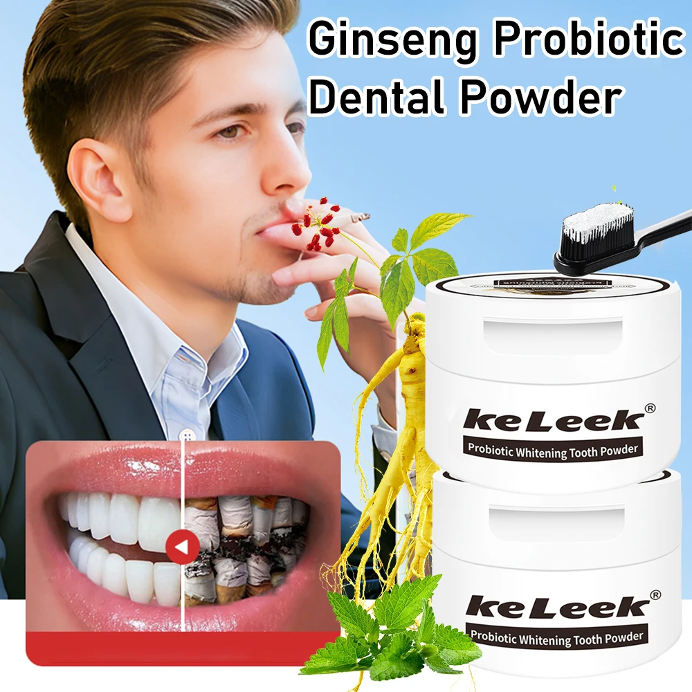 

Toothpaste Probiotic Whitening Tooth Powder Nourishing Oral Whitening Tooth Cleaning Gingival Repair gum keleek