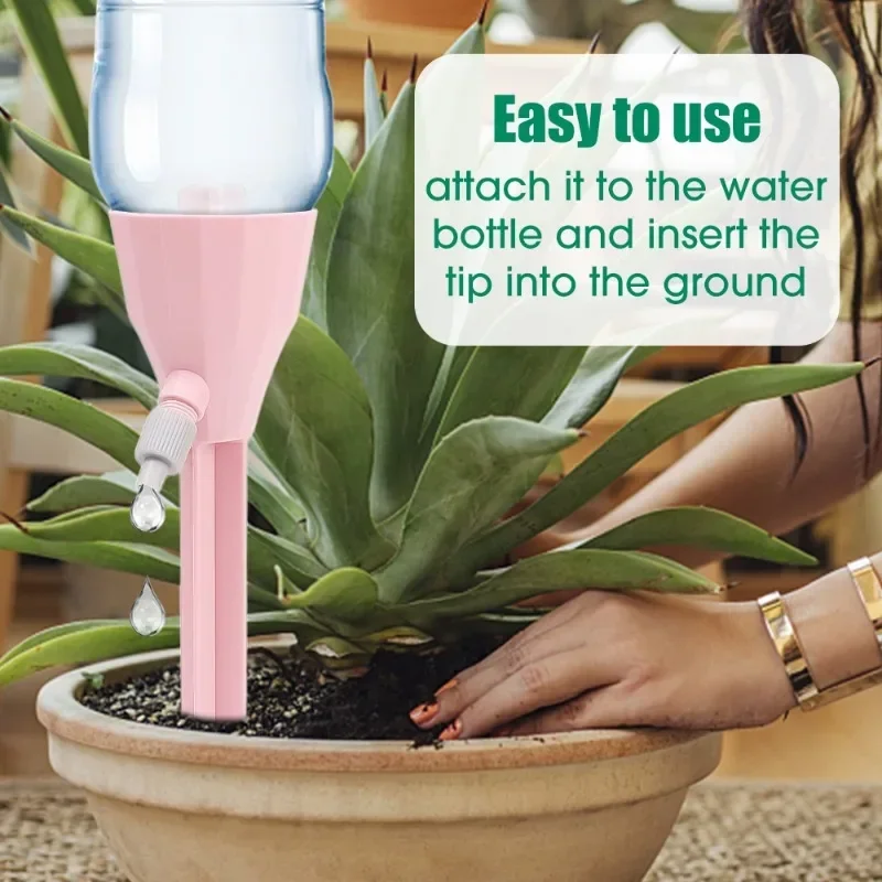 1/6Pcs Automatic Watering Device Self-Watering Kits Adjustable Drip Irrigation System for Flower Plant Garden Irrigation Tools