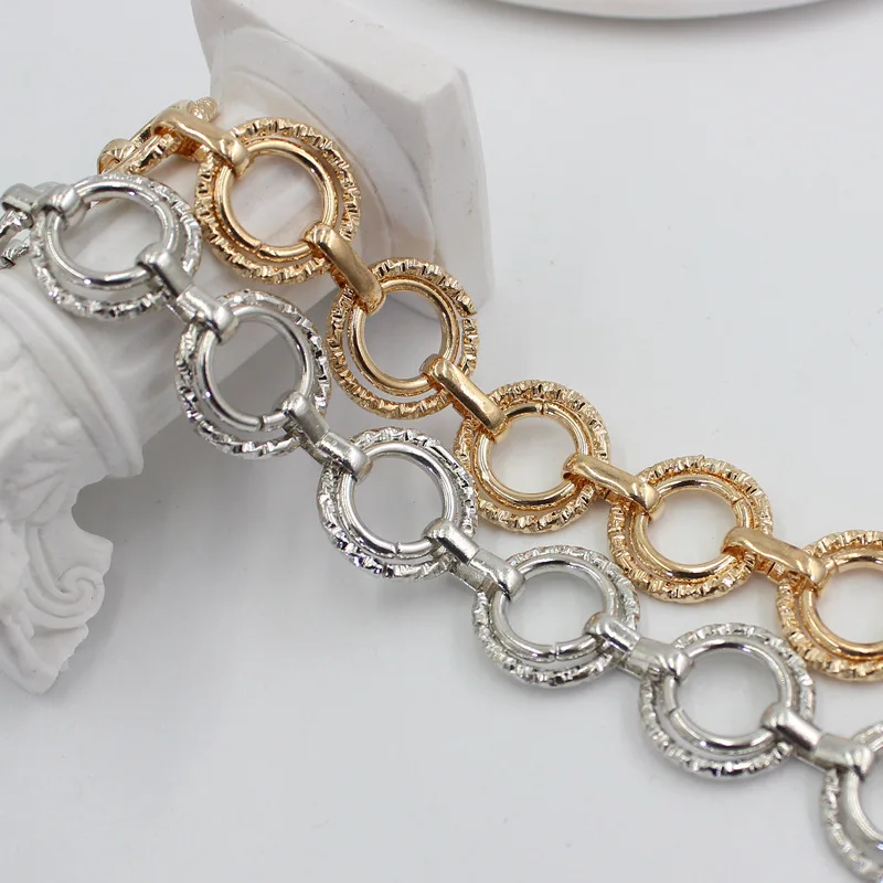 Women's Adjustable Gold & Silver Metal Balls Waist Chain