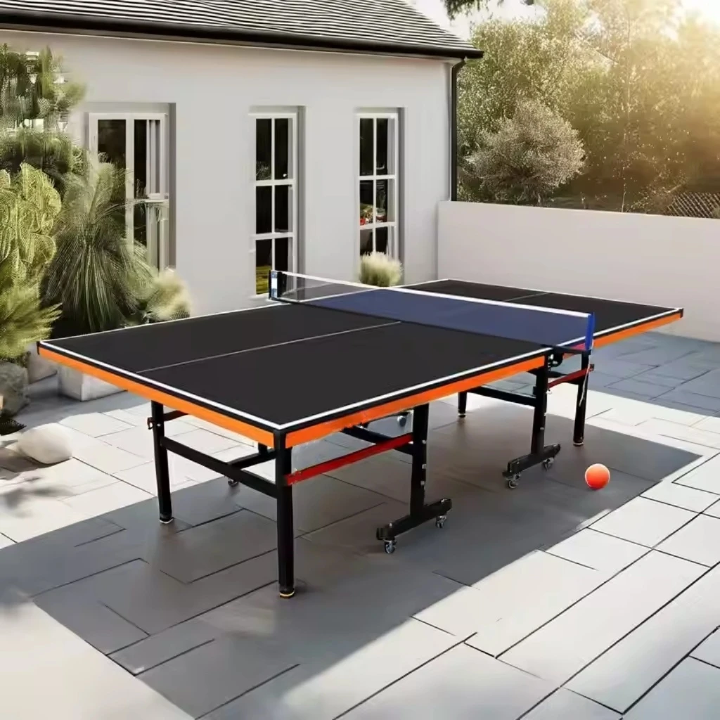 

High Quality Indoor 18mm Pingpong Table Standard Size Foldable Movable Table Tennis Tables