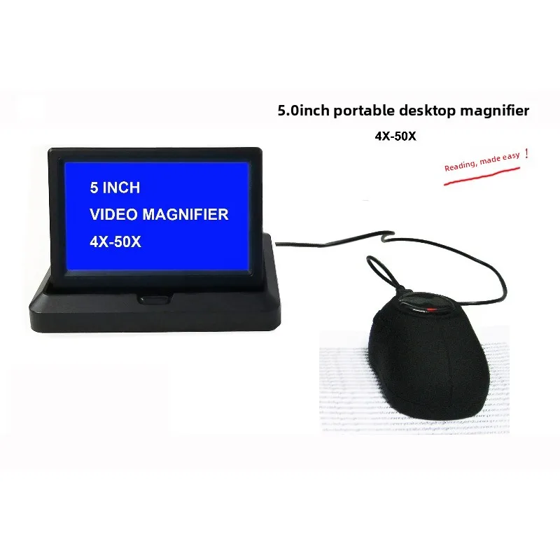 Desktop visual aids, portable desktop visual aids, desktop electronic visual aids, visually impaired reading room equipment
