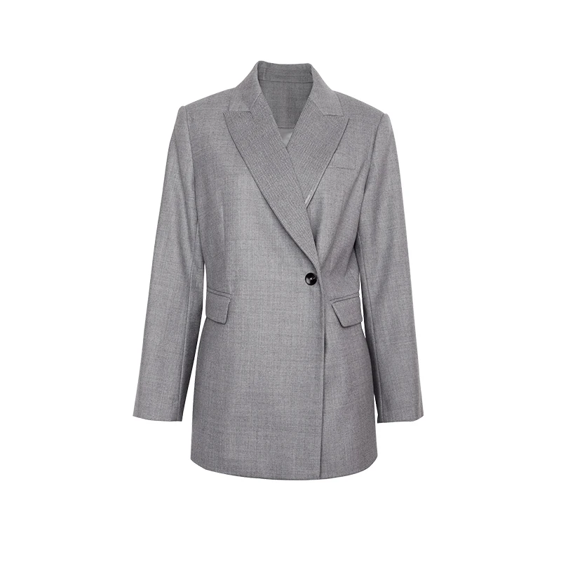 K1775W 97% Australian Wool Blazer For Women Ladies Suits Office Wear Formal Clothes Business Luxuy Clothing