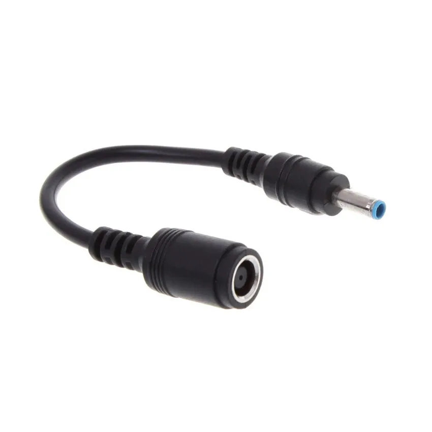 1pcs 7.4*5.0mm To 4.5*3.0mm DC Power Charger Converter Great Replacement DC Adapter Connector Cable For HP Blue Tips
