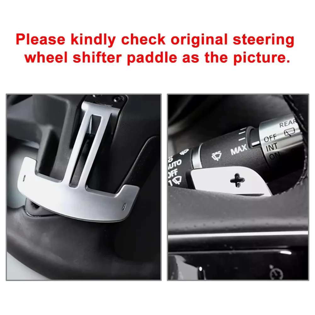 For Land Rover Range Rover Velar/Evoque Defender Discovery 5/For Jaguar XEL XFL F-PACE Car Steering Wheel Paddle Shifter Cover