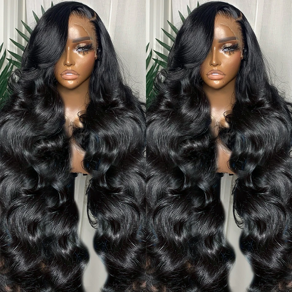 Jarin 180 Density 30 40 Inch 13x6 HD Transparent Lace Frontal Wigs Body Wave Human Hair 13x4 Lace Front Wig For Black Women