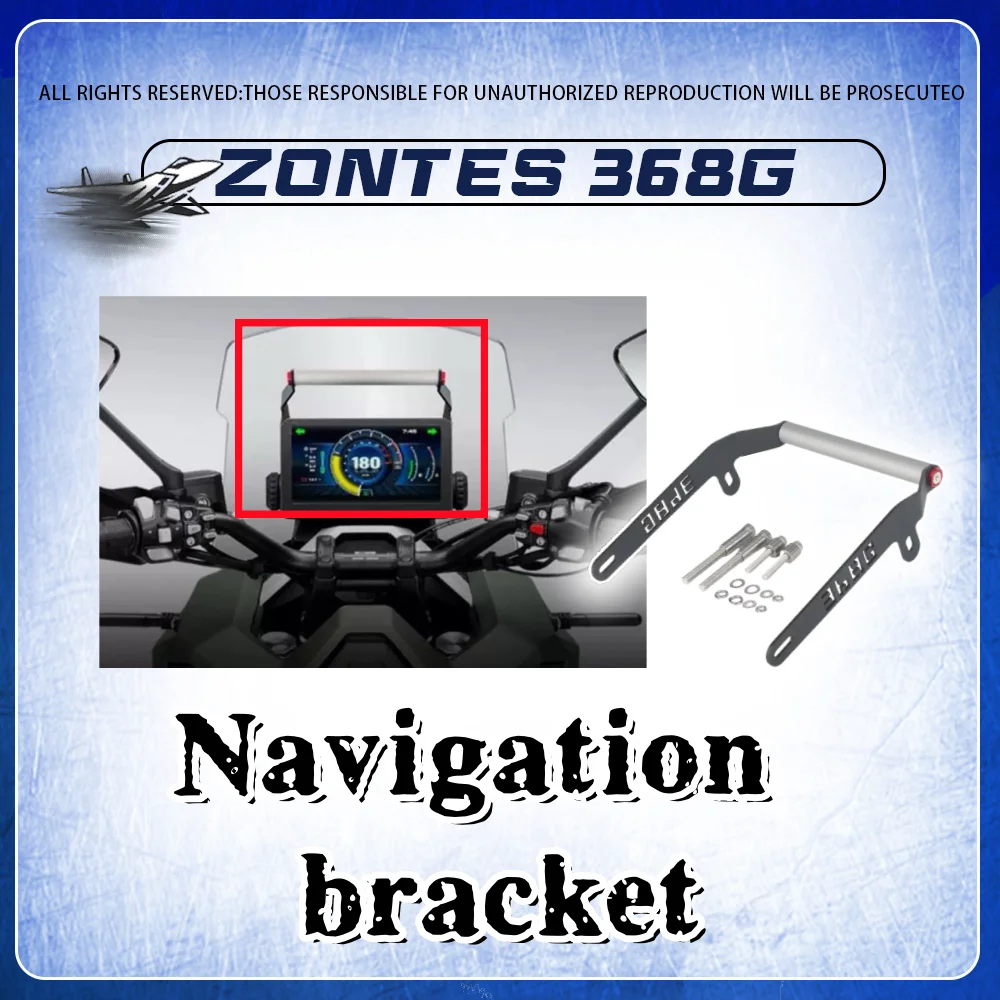 

For ZONTES 368G mobile phone holder expansion crossbar mobile phone navigation holder crossbar holder for zontes 368g