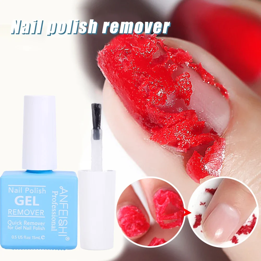 Removedor de esmalte de uñas de Gel profesional, herramientas de manicura, removedor rápido de esmalte de uñas de Gel UV, limpiador de eliminación de ráfaga, 15ml