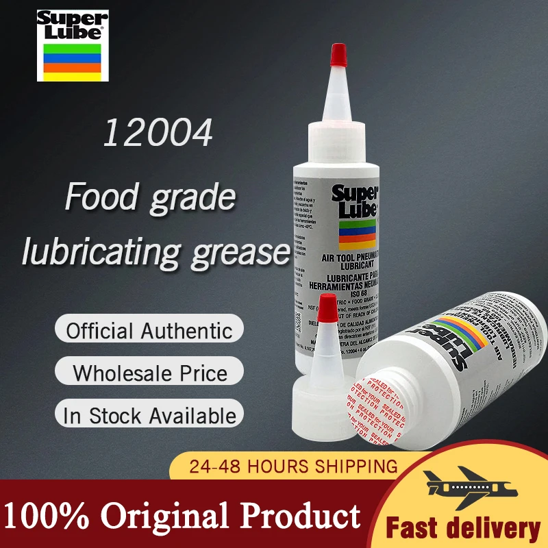 SUPER LUBE 12004 Pneumatic Tool Blade Gear Bearing High Temperature Food Grade Lubricating Oil