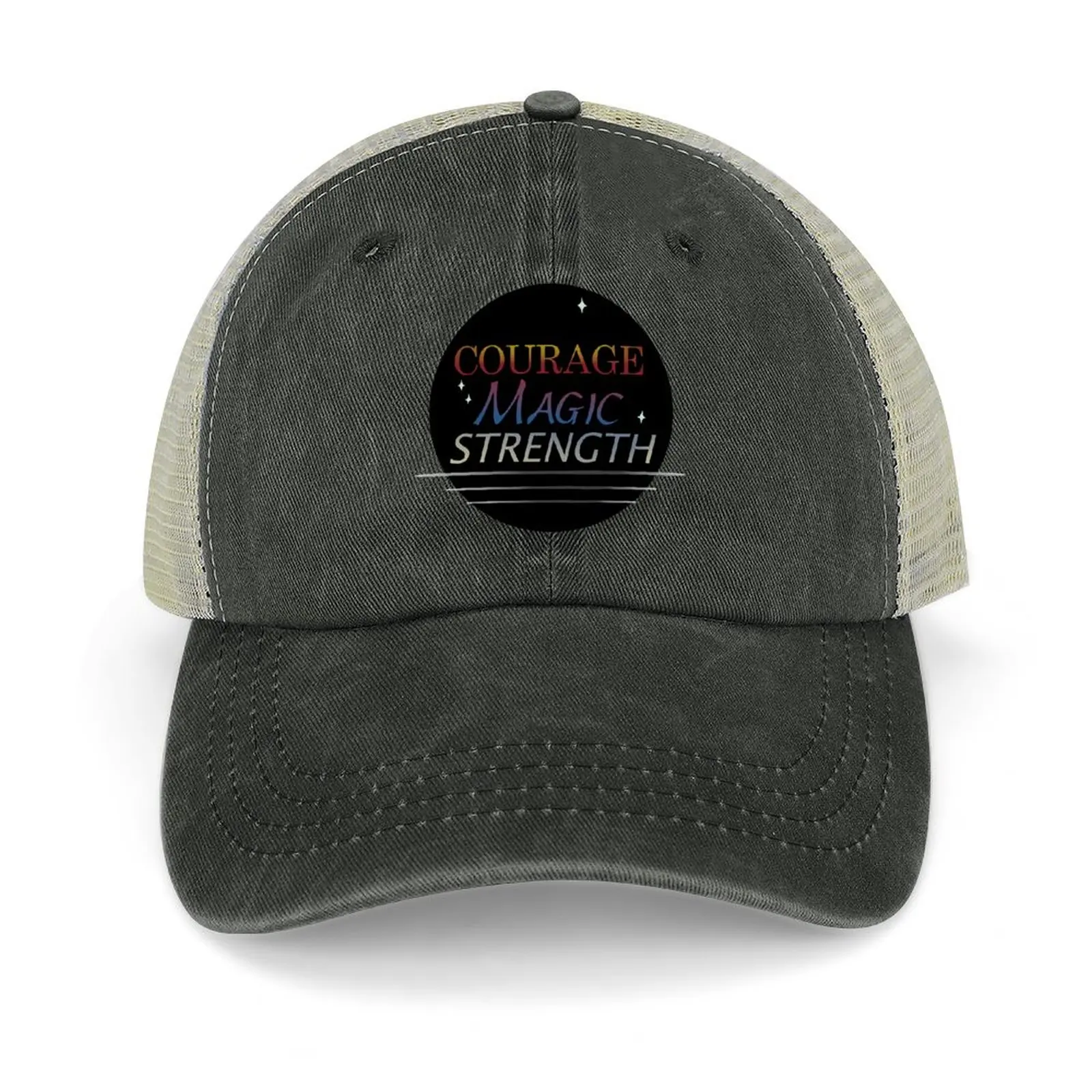 

COURAGE MAGIC STRENGTH Baseball Cap funny hat Beach Sunscreen Sun Hats For Women Men's