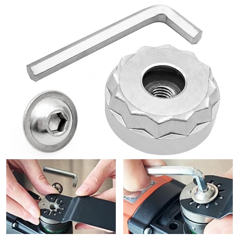 Multifunctional Starlock System Adaptor With Screw Hex Wrench Quick Release Multi Tools Adapter Kit Most Oscillating Saw-Blade