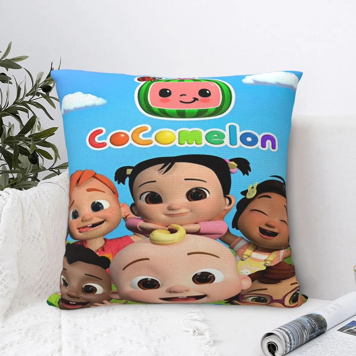 CocoMellons Pillowcase Merch Printing Cushion Cover Pillow Covers Home Decorations Zippered Multiple Sizes