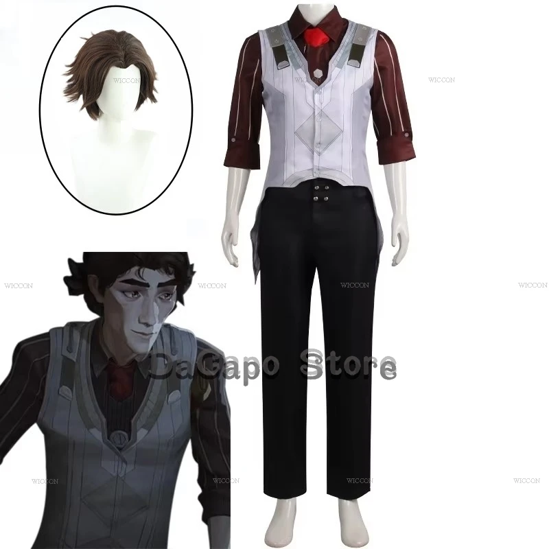 Anime Arcane Viktor Cosplay Costumes Wig Uniform Outfits Halloween Carnival Suit for Man and Women Customized